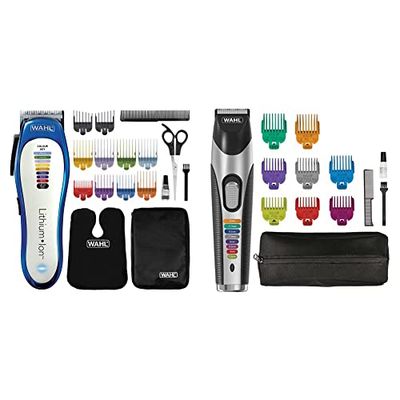 Wahl Father's Day Gift, Hair Clippers for Men, Professional Quality, Home Haircutting Kit & Wahl Colour Trim Stubble and Beard Trimmer, Trimmers for Men, Beard Trimming Kit