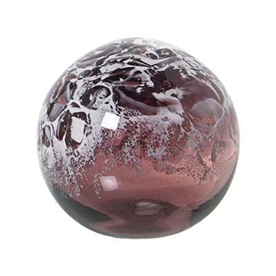 BOLA CRISTAL ROSA+TRANSARENTE °10CM