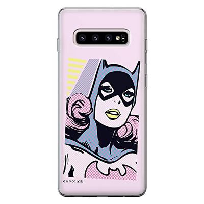 ERT GROUP mobiltelefonfodral för Samsung S10 PLUS originalt och officiellt licensierat DC mönster Bat Girl 012 optimalt anpassad till formen på mobiltelefonen, fodral tillverkad av TPU-plast