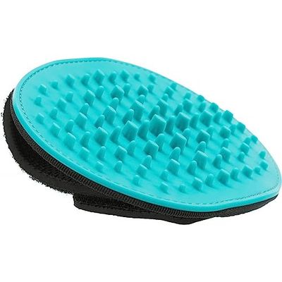 Trixie Spazzola massaggiante, poliestere/silicone/TPR, 11 × 14 cm
