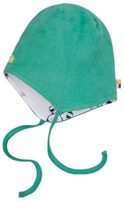 loud + proud Zum wenden aus bomullsfleece, öronmärke, unisex barnhatt, Växter