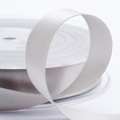 Italian Options Satin Ribbon, 50mm Wide x 25 Metre Roll, Silver