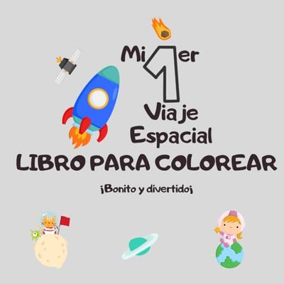 Mi primer viaje espacial para colorear