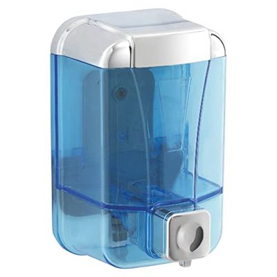 Gedy Cod Distributeur de Savon, résines thermoplastiques, Chrome, 9,5 x 10,4 x 16,3