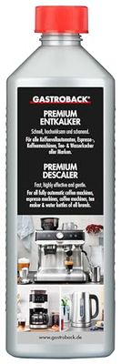 Gastroback 98175 Premium ontkalker, 500 ml, voor hoogwaardige koffie- en espressomachines, waterkoker en keukenapparaten zonder zuurgevoelig oppervlak, kunststof