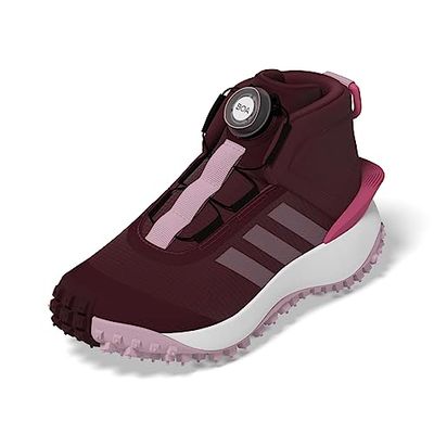adidas Fortatrail Shoes Kids Boa, Sneaker Unisex - Bambini e ragazzi, Shadow Red Wonder Orchid Clear Pink, 37 1/3 EU