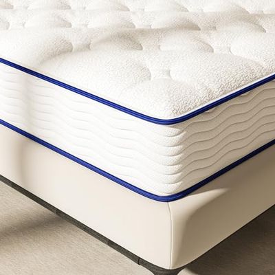 BedStory Materac 140 x 200 cm, H3 H4 – materac sprężynowy składa się z 7-strefowego rdzenia kieszeniowego, pianki memory i zimnej pianki – twardy materac do spania o wysokości 20 cm z kompozytową