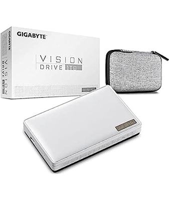 Gigabyte Vision Drive 1TB 1000 GB Negro, Blanco