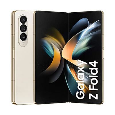 Samsung Galaxy Z Fold4 Smartphone 5G, Smartphone pieghevole Android SIM Free, 1TB, Display Dynamic AMOLED 2X 6.2"/7.6"1,2, Beige 2022 [Versione Italiana]