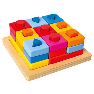 Mertens- Formas insertables en una tabla de colores, carbón (72438) , color/modelo surtido