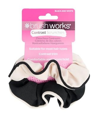 Brushworks Contrast Scrunchies (2 Pack)
