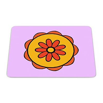 Bonamaison, Rectangle Pop Art Digital Printed Mouse Pad, Non-Slip Base, for Office and Home, Size: 22 x 18 cm