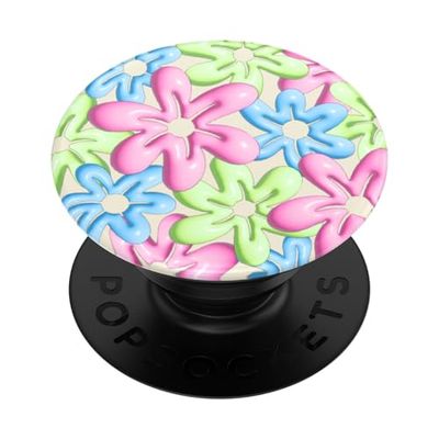 PopSockets: PopGrip - Supporto e Impugnatura per Telefoni Cellulari e Tablet con un Top Intercambiabile - Bubble Fields