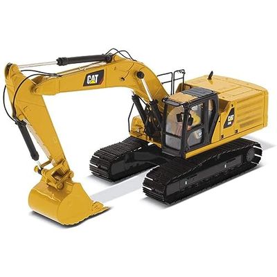 Diecast Masters- Excavatrice 85586-Pelleteuse Caterpillar 336 Hex, échelle 1:50, 20,8 x 7 x 11,1 cm, à partir de 14 Ans, 85586, Yellow