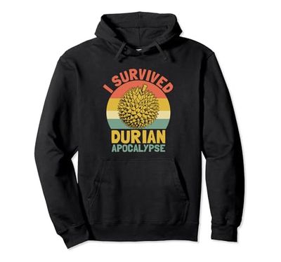 Funny Durian Tropical Fruit Lovers King Durian Fruta asiática Sudadera con Capucha