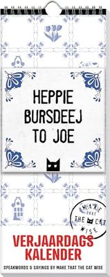 Verjaardagskalender MTTCW Tegeltjes: Heppie Bursdeej To Joe
