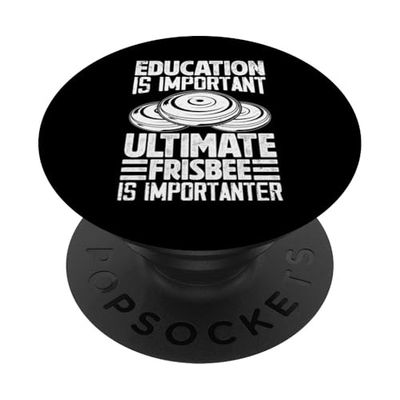 Frisbee - La educación es importante Frisbee es importante PopSockets PopGrip Adhesivo
