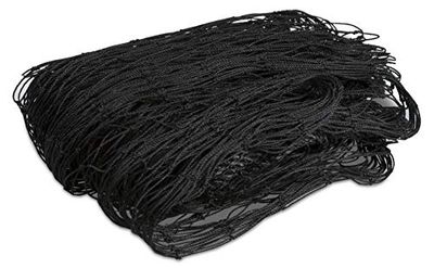 Windhager 06775 Kattenbeschermingsnet, kattenbeschermingsnet voor balkon, terras en ramen, robuust HDPE-weefsel, 2,5 x 4 m, zwart