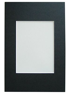 walther design passe-partouts nero per dimensioni cornice: 18 x 24 cm, dimensioni immagine: 13 x 18 cm passepartouts PA825B