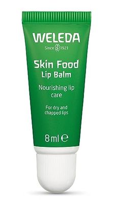 Weleda Skin Food Lip Balm, Moisturising Lip Treatment for Dry & Chapped Lips, Intensive Moisturiser Lip Therapy made with Natural Oils & Plant Extracts, Soothes & Protects, by Weleda Skin Care - 8ml