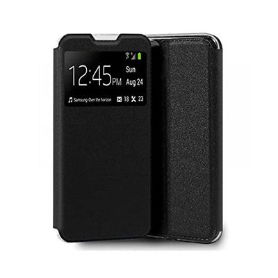 Cool Funda Flip Cover Liso Negro para Xiaomi Redmi 10C