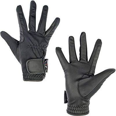 HKM Softshell ridhandskar svart XL