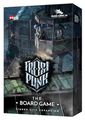 Glass Cannon Unplugged | Espansione Timber City - Frostpunk: The Board Game | Gioco da tavolo | Età 16+ anni | 1-4 giocatori | Tempo di gioco: 120-150 minuti