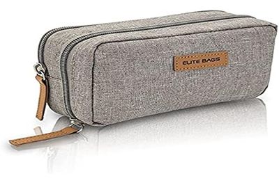 Elite Bags Koeltas voor diabetici, meerdere vakken, grijs, 17 x 10 x 6 cm