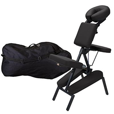 Inner Strength-NT-Sedia portatile per massaggi, colore: nero