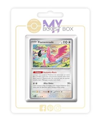 Flamenroule (Flamigo) 170/193 Reverse - Myboost X Écarlate et Violet 02 Évolutions à Paldea - Box de 10 cartas Pokémon Francés