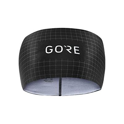 GORE WEAR Uniseks hoofdband Grid, one-size, zwart/antraciet