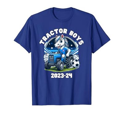 Kids Football Top Uppa Town Tractor Boys 2024 Ipswich Town T-Shirt