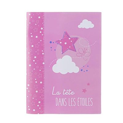 TOM ET ZOE Funda para Cuaderno Personalizable – Rosa