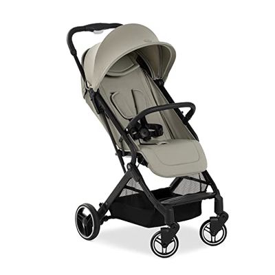 Hauck Travel N Care Plus Reisbuggy met ligfunctie, slechts 7,2 kg, uv-bescherming 50+, belastbaar tot 25 kg (22 kg kind + 3 kg mand), klein opvouwbaar (olijfgroen)
