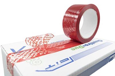 Cinta de seguridad antirrobo, 50 m x 50 mm – Paquete de 3 rollos – Sello antimanipulación para embalajes y envíos