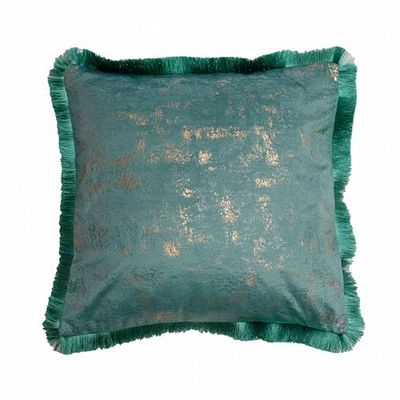 Chic Home Taie d'oreiller en Velours Oh My Chic 2 45x45 Turquoise
