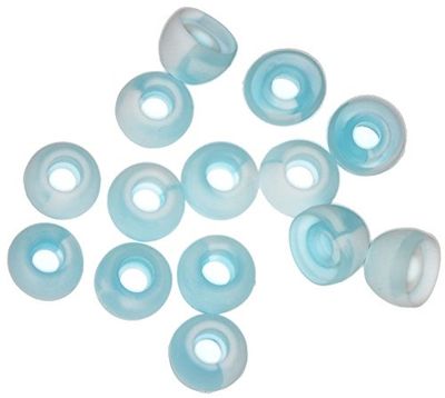 Xcessor Ricambio di Alta Qualita Auricolari Earbud/Earpad in Silicone 7 Paia (Set da 14 Pezzi). Compatibile con la Maggior Auricolare Cuffie Marche. Taglia: MEDIO (M). Cielo Blu