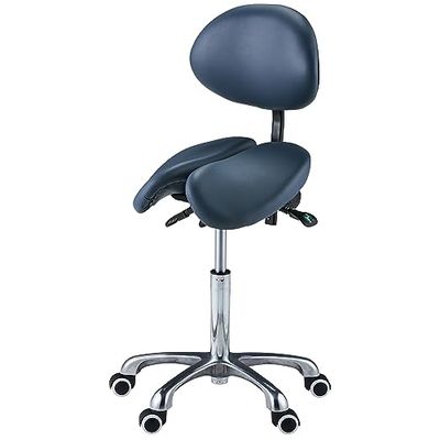 Master Massage Berkeley - Sedia a sella Split-Seat con opzioni di inclinazione, regolabile in altezza con schienale, 40 x 38 x 79 cm - 111 cm (lunghezza x larghezza x altezza)