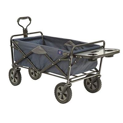 MacSports Karretje met tafel, Polyester gelegeerd staal, marine, wagen
