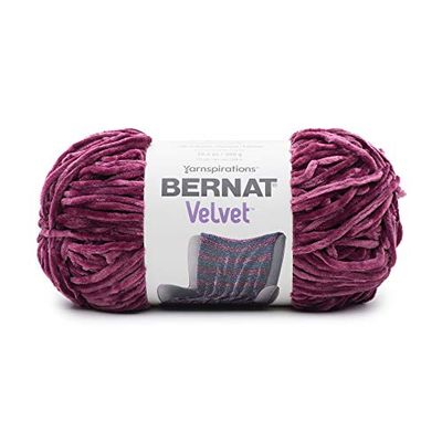Bernat Velvet Velours, Polyester, Bleu Bordeaux, 300g, Set de 288 Pièces