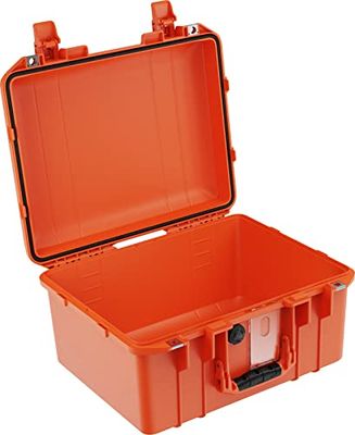 Peli 1507 Air lätt skyddsfodral för känslig optisk och fotoutrustning, vattentät och dammtät, 24L kapacitet, inget skum, färg: Orange, Orange, PELI 1507