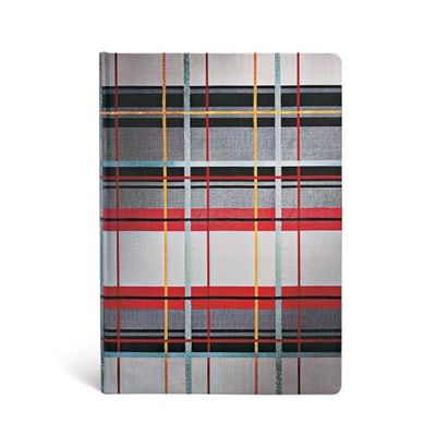 Paperblanks | Hardcover Journal | Kensington | Unlined | Midi (130 × 180 mm) (Mad for Plaid)