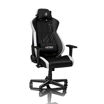 Nitro Concepts S300 EX Gaming Stoel - Bureaustoel - Imitatieleer - 135 kg - Radiant White
