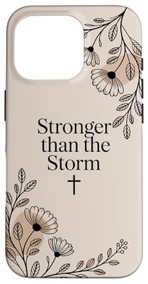 Coque de Téléphone Plus Forte que la Tempête Coque pour iPhone 16 Pro