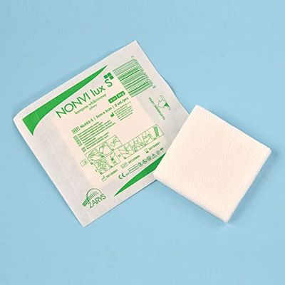 Zarys NL055-S NONVI lux S icke-vävd swab, steril, 30 g 4 lager 5 cm x 5 cm x 5 st