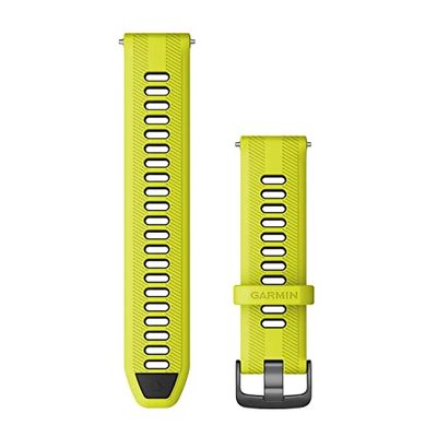Garmin Forerunner 965, Horlogeband, Siliconen, 22mm Amp Yellow