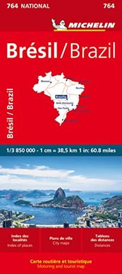 Brazil - Michelin National Map 764: Bresil / Brazil (Michelin Maps, 764)
