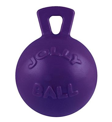 Horsemens Pride Inc. Jolly Huisdieren Tug-N-Werf Jolly Ball - 6" Purple - Purple Clear, Unisex, HMP0110