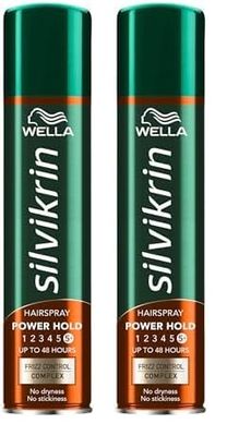 Wella Silvikrin Power Hold Hairspray, 75ml (Pack of 2)