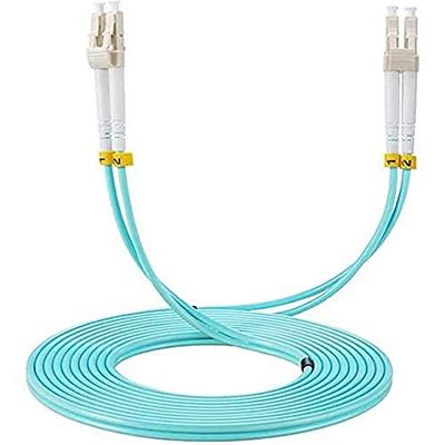 Elfcam Glasvezel Kabel OM3 LC/UPC - LC/UPC Multimode Duplex，50/125um LSZH, 50M